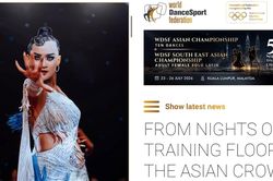 Nữ vũ công Việt Nam được Liên đoàn Dancesport thế giới tôn vinh