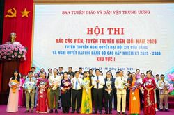 Khai mạc Hội thi B&aacute;o c&aacute;o vi&ecirc;n, tuy&ecirc;n truyền vi&ecirc;n giỏi khu vực I năm 2026