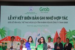 Kh&aacute;nh H&ograve;a: Bắt tay Grab Việt Nam, th&uacute;c đẩy chuyển đổi số du lịch