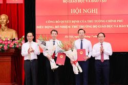 C&ocirc;ng bố Quyết định điều động, bổ nhiệm Thứ trưởng Bộ Gi&aacute;o dục v&agrave; Đ&agrave;o tạo