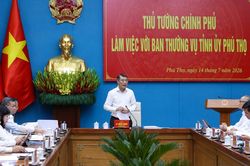 Thủ tướng L&ecirc; Minh Hưng: Ph&uacute; Thọ phấn đấu đạt v&agrave; vượt mục ti&ecirc;u tăng trưởng 11%