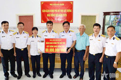Học viện Hải quân hỗ trợ kinh phí xây dựng 'Nhà đồng đội'