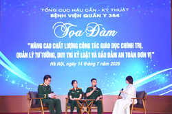 Bệnh viện Quân y 354: Nâng cao chất lượng công tác giáo dục chính trị, quản lý tư tưởng, bảo đảm an toàn đơn vị