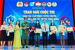 Trao giải cuộc thi sáng tác clip/video tuyên truyền phòng chống ma túy