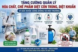 Tăng cường c&ocirc;ng t&aacute;c quản l&yacute; h&oacute;a chất, chế phẩm diệt c&ocirc;n tr&ugrave;ng, diệt khuẩn v&igrave; sức khỏe cộng đồng & m&ocirc;i trường