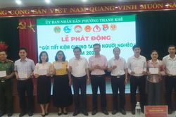 Phường Thanh Khê phát động phong trào thi đua 'Gửi tiết kiệm chung tay vì người nghèo' năm 2026