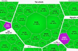 VN-Index phục hồi 32 điểm, PNJ tăng kịch trần