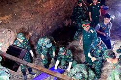 Phát hiện thêm 5 bộ hài cốt liệt sĩ tại Công viên Lê Thị Riêng