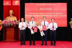 Bộ Giáo dục và Đào tạo có 2 Thứ trưởng mới