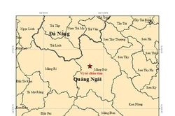 Quảng Ngãi: Động đất độ lớn 3,8 tại xã Măng Bút