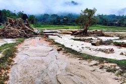 Cảnh báo lũ quét, sạt lở đất trong tối và đêm tại cao nguyên Trung Bộ và Nam Bộ