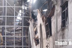 Vụ ch&aacute;y nh&agrave; kho tại Khu c&ocirc;ng nghiệp T&acirc;y Bắc Ga: Nhiều h&agrave;ng h&oacute;a, vật tư bị thi&ecirc;u rụi