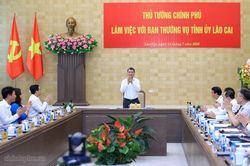 Thủ tướng L&ecirc; Minh Hưng: L&agrave;o Cai phải biến những tiềm năng kh&aacute;c biệt th&agrave;nh nguồn lực ph&aacute;t triển
