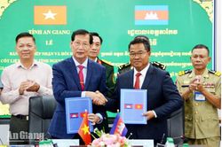 An Giang quy tập 14 hài cốt liệt sĩ tại tỉnh Takeo (Campuchia)