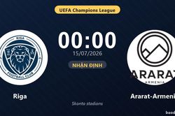 Nhận định Riga vs Ararat-Armenia: đội h&igrave;nh dự kiến