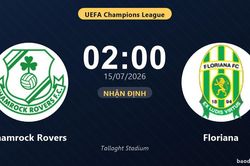 Nhận định Shamrock Rovers vs Floriana: đội hình dự kiến