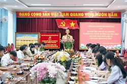 Công an thành phố Đồng Nai khảo sát điểm thu nhận mẫu ADN tại phường Xuân Lộc