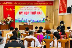 HĐND xã Hòa Trí tổ chức Kỳ họp thứ 2
