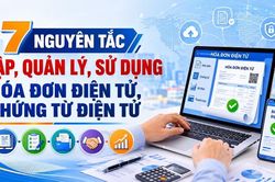 7 nguyên tắc lập, quản lý, sử dụng hóa đơn điện tử, chứng từ điện tử