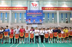 230 vận động viên tham gia Giải bóng bàn, cầu lông thiếu niên, nhi đồng năm 2026