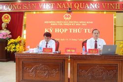 HĐND phường Đ&ocirc;ng Kinh khai mạc kỳ họp thứ tư