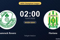 Nhận định Shamrock Rovers vs Floriana: đội hình dự kiến