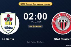 Nhận định La Fiorita vs UNA Strassen: đội h&igrave;nh dự kiến
