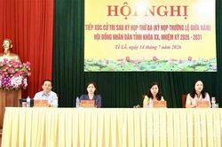 Tổ đại biểu số 11 HĐND tỉnh tiếp x&uacute;c cử tri sau Kỳ họp thứ Ba