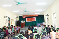 Hơn 700 người dân xã Cao Bồ được tuyên truyền và tham gia thi tìm hiểu pháp luật