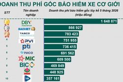 L&agrave;m r&otilde; cơ sở x&aacute;c định vị thế dẫn đầu DBV về bảo hiểm xe cơ giới