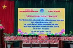 CLB Tình Người hoạt động tri ân nhân kỷ niệm 79 năm Ngày thương binh liệt sĩ