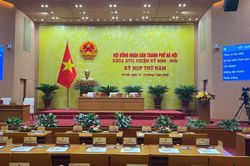 Khai mạc kỳ họp thứ năm Hội đồng nh&acirc;n d&acirc;n Th&agrave;nh phố H&agrave; Nội