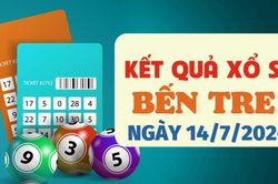 Kết quả xổ số Bến Tre hôm nay 14/7/2026 - XSBTR 14/7