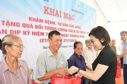 Xã Thuận An: Món quà sức khỏe dành tặng người có công