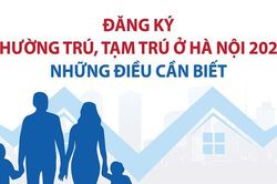 Những điều cần biết khi đăng k&yacute; thường tr&uacute;, tạm tr&uacute; tại H&agrave; Nội