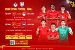 Mở b&aacute;n v&eacute; hai trận s&acirc;n nh&agrave; của tuyển Việt Nam tại ASEAN Cup 2026