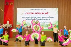Cốc San đẩy mạnh phong trào văn hóa, văn nghệ, thể thao gắn với phát triển du lịch