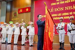 Phòng An ninh nội địa Công an Điện Biên đón nhận danh hiệu Anh hùng LLVTND