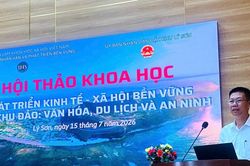 Hội thảo khoa học đề xuất giải ph&aacute;p ph&aacute;t triển bền vững đặc khu đảo L&yacute; Sơn