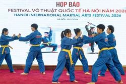 2.000 vận động viên, võ sư dự Festival Võ thuật quốc tế Hà Nội 2026