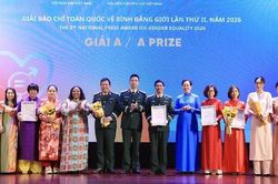 Vinh danh 24 tác phẩm xuất sắc đoạt giải Báo chí toàn quốc về Bình đẳng giới lần thứ II, năm 2026