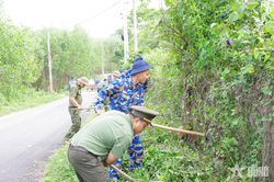 Học viện Hải quân sôi nổi tham gia hoạt động tình nguyện hè