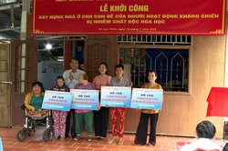 Cần Thơ: Chung tay dựng x&acirc;y m&aacute;i ấm cho nạn nh&acirc;n chất độc da cam