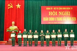 Binh đo&agrave;n 15: Thu nhập 6 th&aacute;ng đầu năm 2026 của người lao động tăng hơn 16% so với c&ugrave;ng kỳ năm 2025