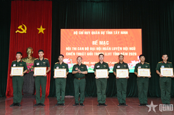 Bộ CHQS tỉnh Tây Ninh: Nâng cao năng lực chỉ huy, huấn luyện của cán bộ đại đội