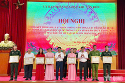 Quảng Ninh: Đặc khu Vân Đồn tổng kết thực hiện các luật về quốc phòng, quân sự
