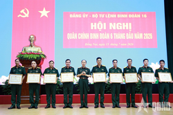 Binh đoàn 16 hoàn thành tốt nhiệm vụ 6 tháng đầu năm 2026