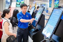 Kiosk check-in sinh trắc học: Giảm thời gian xếp hàng tại sân bay