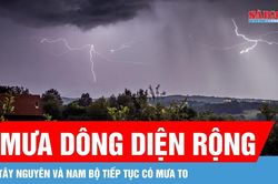 Nam bộ và Tây Nguyên tiếp tục mưa dông diện rộng