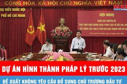 Đề xuất không yêu cầu bổ sung chủ trương đầu tư những dự án đã hình thành pháp lý trước năm 2023